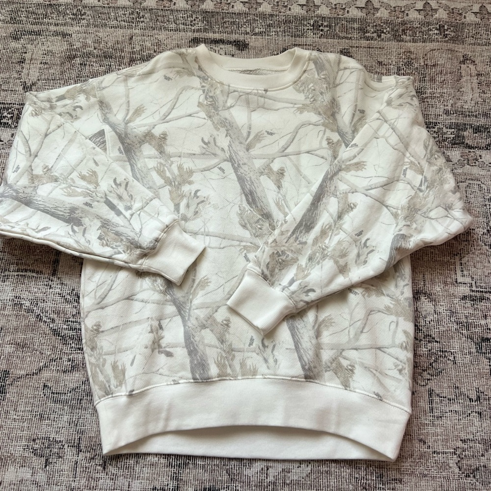 Dairy Boy Woodland Camo Crewneck